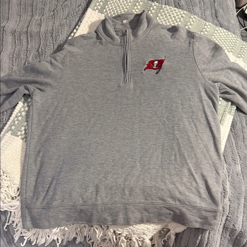 Mens Vineyard Vines Tampa Bay Buccaneers Quarter Zip